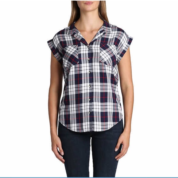 NWT Jachs Girlfriend Ladies' Short Sleeve Blouse - Picture 2 of 4